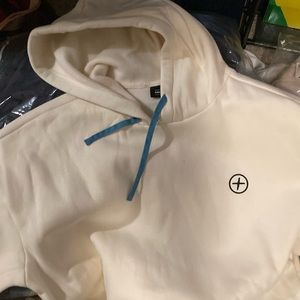 Pink dolphin plain vanilla hoodie